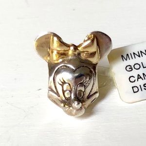 Minnie Mouse 14K & Sterling Silver Bead